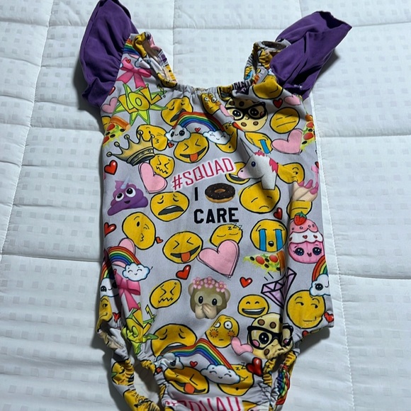 Emoji Dance leotard size 6 EUC - Picture 1 of 3